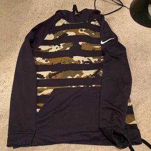 Camo nike hoodie